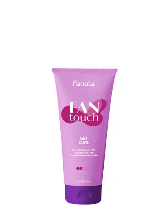 Fanola get curl крем за къдрици 200 мл в лилава опаковка, идеален за оформяне на естествени къдрици