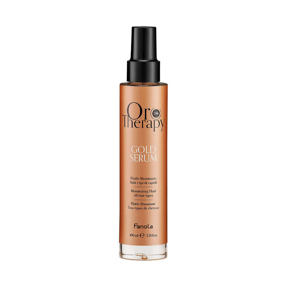 Oro Therapy Gold хидратиращ серум 100 мл за хидратация, блясък и защита на косата без сулфати и парабени.