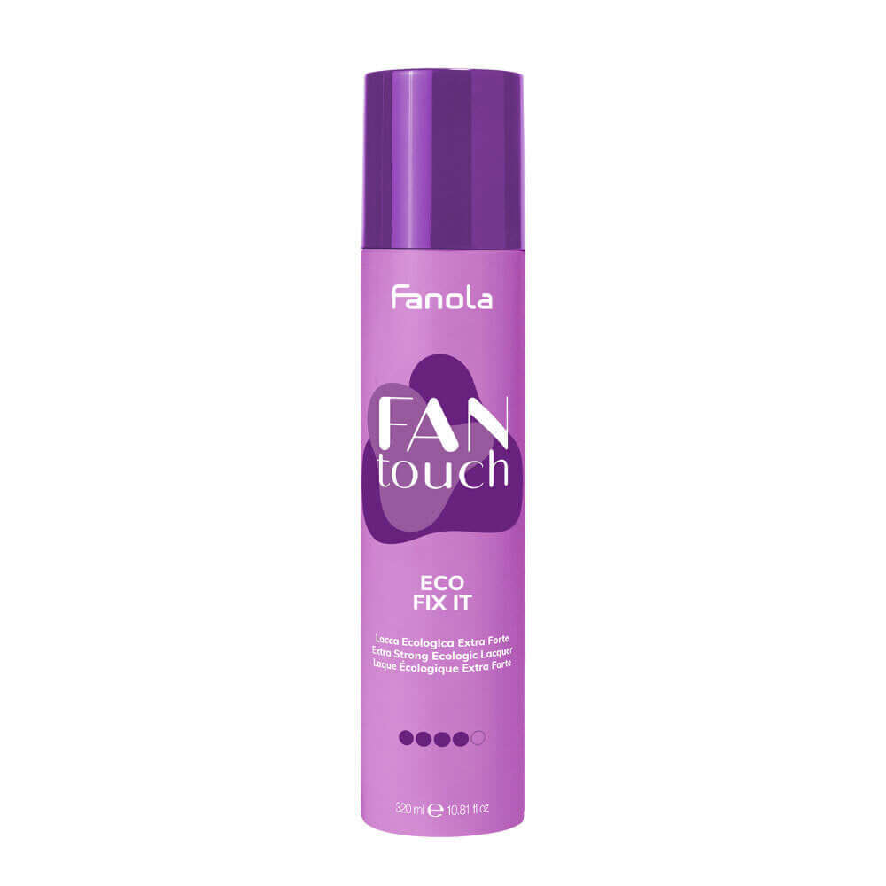 Fanola eco fix it 320ml hair spray, ultra strong eco friendly styling spray for long lasting hold