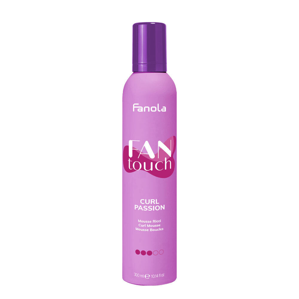 Fanola curl passion мус за оформяне на къдрици, 300 мл, създава еластични и плътни къдрици