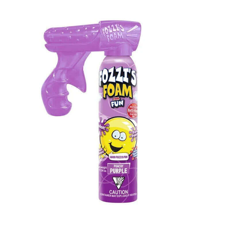 Fozzi's blaster purple foam for kids' bath, 250ml, fun bath time with colorful foam and gentle on skin