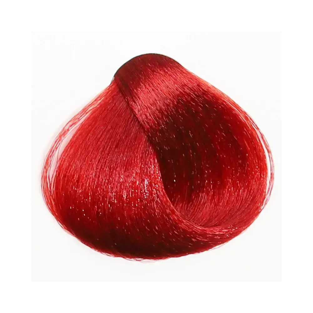 Fanola Red Booster R66 боя за коса - наситен червен цвят с блестяща текстура за покриване на бели коси.