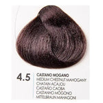 Зареди изображението в галерията, Fanola 4.5 Medium Chestnut Mahogany hair color swatch showing deep rich tones for vibrant hair color.
