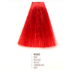 Зареди изображението в галерията, Цвят на коса Fanola Intensifier Red - яркочервен нюанс с варианти на етикет на различни езици.
