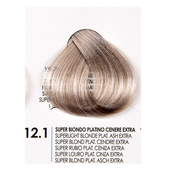 Цветна проба от боя за коса fanola 12
