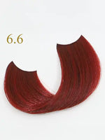 Зареди изображението в галерията, Цвят 6.6 Dark Blonde Red тестер за боя за коса Oro Therapy с блестяща текстура.
