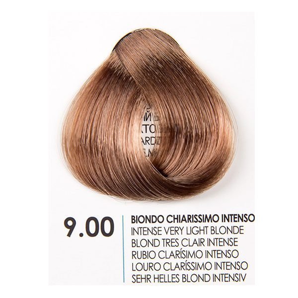 Крем боя за коса Fanola Intense Naturali 9.00 с наситен светъл блондин цвят и гинко билоба.