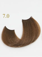 Зареди изображението в галерията, Цвят 7.0 Medium Blonde от боя за коса Oro Therapy - професионална безамонячна крем-боя.
