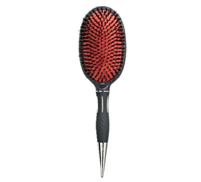 Kent natural bristle hairbrush ks01 with natural bristles for smooth, shiny hair, ideal for daily use