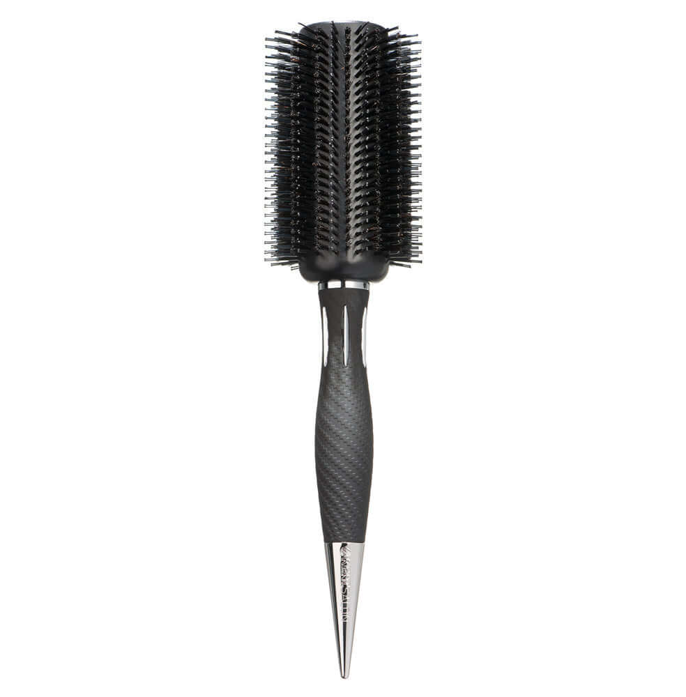 Kent 70mm professional brush for drying hair with natural bristles and heat-resistant needles.