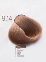 Зареди изображението в галерията, Дизайн Лук 9.14 Walnut боя за коса - нюанс с кератин и арган, идеален за покритие на бели коси.
