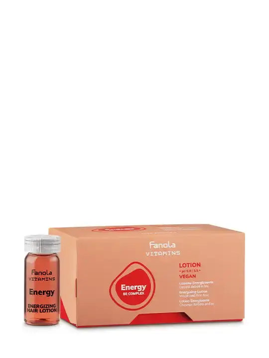 Fanola energizing lotion ampoules против косопад без изплакване, 12x10 мл, за здрава коса и скалп