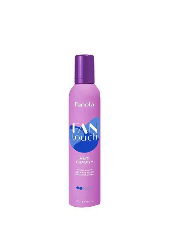 Fanola anti gravity volume mousse 300ml with light fixation for vital and structured hair styling
