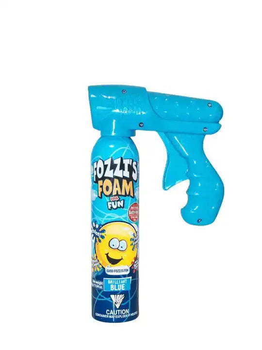 Fozzi's blaster детска цветна пяна за вана, синя 250 мл, със забавен спрей за весело къпане