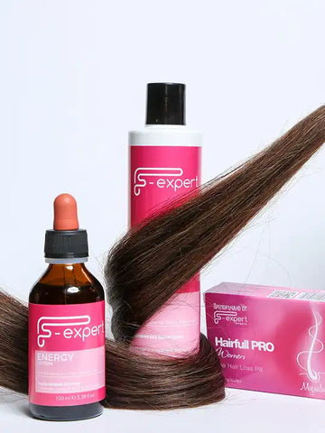 F-Expert енергизиращ лосион и Hairfull PRO, интензивна терапия за здрава коса.