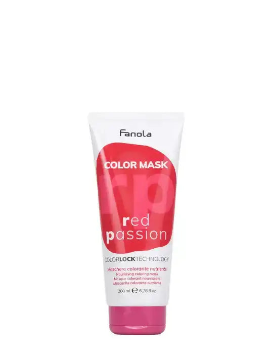 Fanola red passion цветна маска за коса 200 мл, подхранваща и хидратираща, придаваща меден нюанс