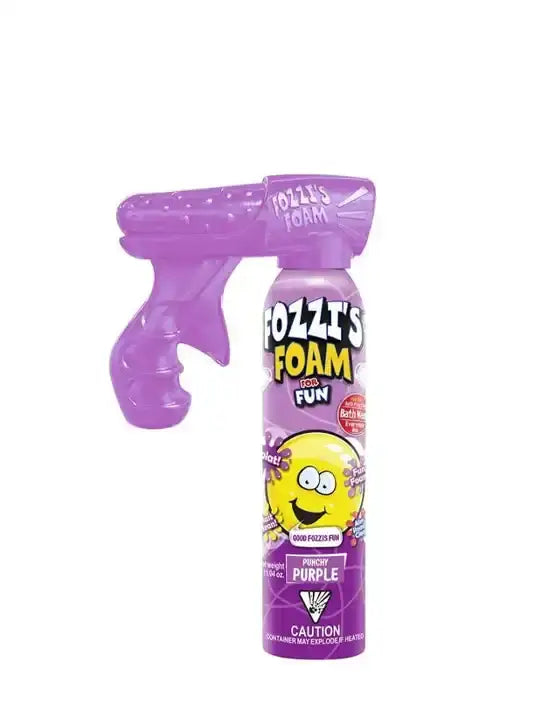 Fozzi's blaster детска цветна пяна за вана, лилава, 250 мл   забавление и игри по време на къпане