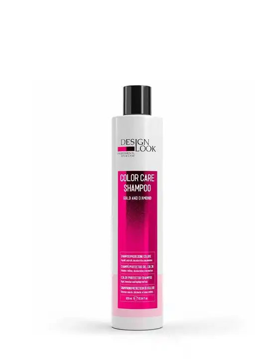 Design Look Color Care Shampoo 300ml for dyed hair, enriched with protective ingredients for color maintenance.