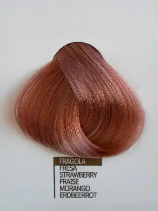 Цвят боя за коса design look strawberry, красиво розово червен оттенък с лъскава текстура