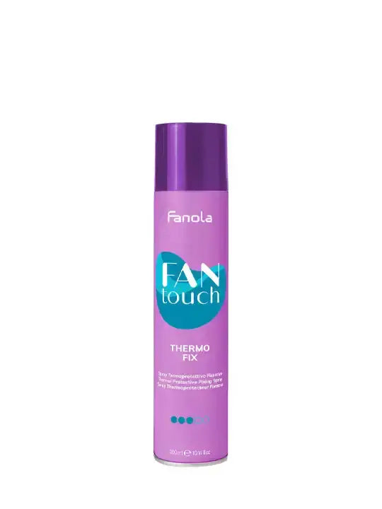 Fanola thermo fix thermal protection spray 300ml for hair, offering light hold and protection from heat damage